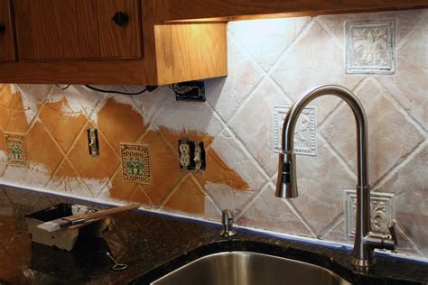 It always requires mortar and grout. How To Paint A Tile Backsplash: My Budget Solution! (With ...