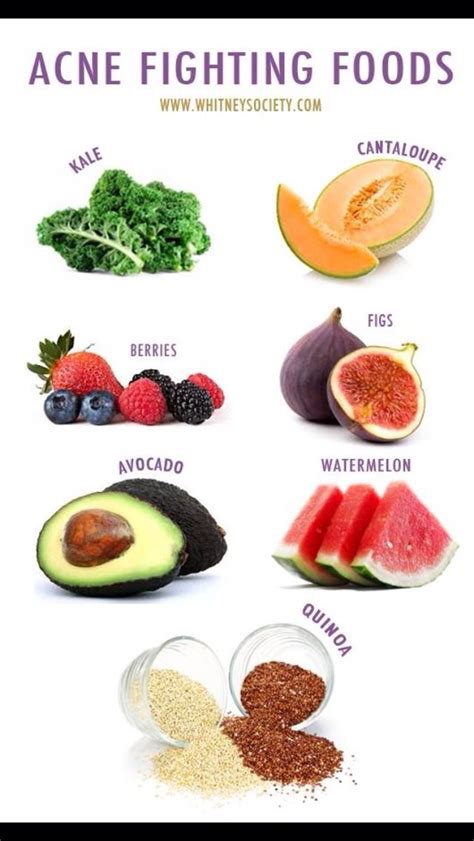 💕💖 Acne Fighting Foods💕💖 Food For Acne Foods For Clear Skin Anti