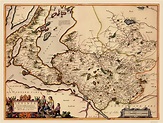 Old International Maps | LENNOX DISTRICT SCOTLAND BY BLAEU 1654