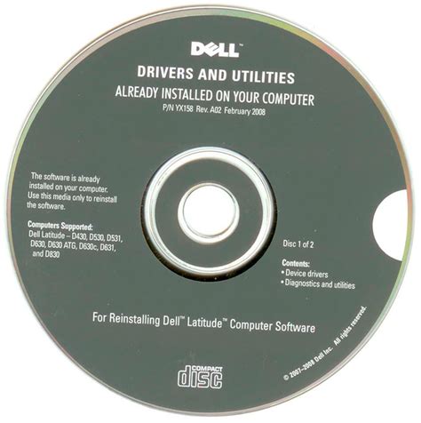 Драйверы для Windows 7 Dell Latitude D630