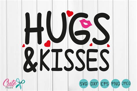 Visual Arts Xoxo Svg Hugs Svg Digital Cut File Heart Svg Commercial Use