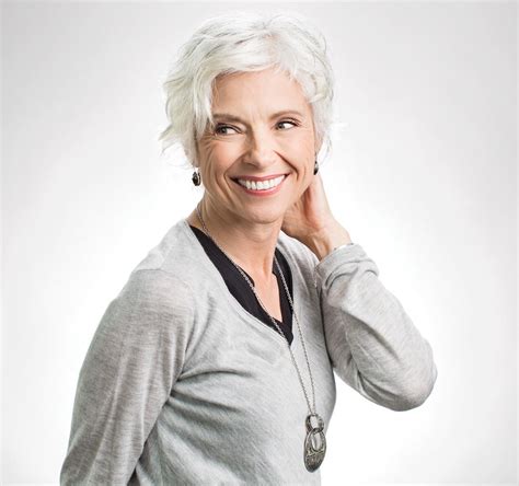 Silver Haired Beauties Gorgeous Gray Hair Mature Fashion Grey Hair