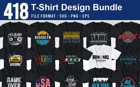 T Shirt Design Bundle 400 Professional Designs Inkydeals