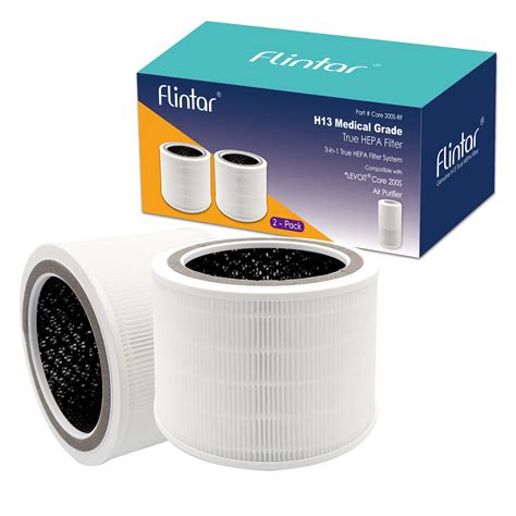 Flintar Core 200s True Hepa Replacement Filters Compatible With Levoit
