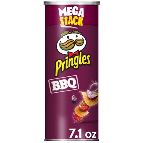 Buy Pringles Potato Crisps Chips Bbq Flavored Mega Stack 71oz Can