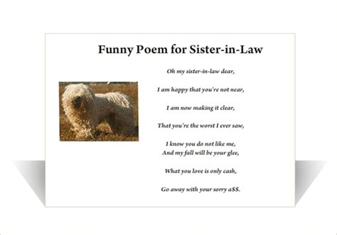 Poems For A Sister In Law Sitedoct Org