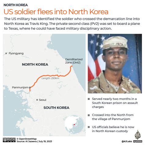 N Korea Says Us Soldier Crossed Border Seeking Refuge From Racism