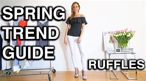 How To Wear Ruffles I Spring Trend Guide Youtube