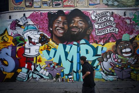 Kobe Bryant Murals Fill Los Angeles Landscape Following His Death