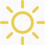 Sunny Weather Icon Sun Icons Bright Forecast