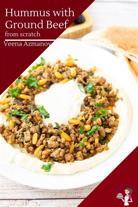 This Hummus With Ground Beef Is A Middle Eastern Classic Spiced Ground