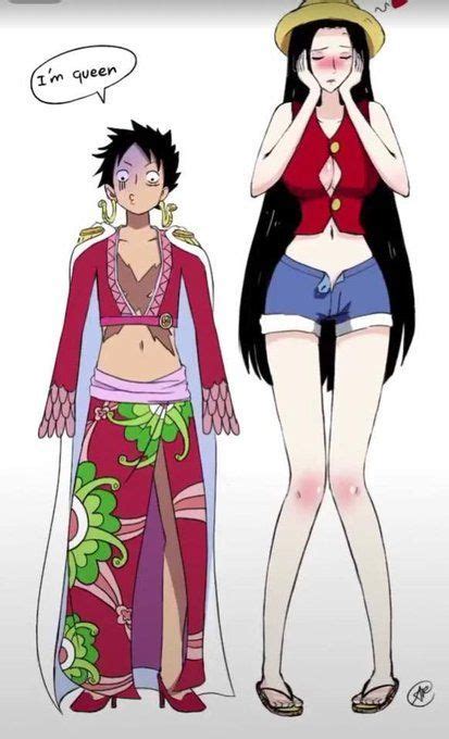 Luffy And Hancock Cosplay One Piece One Piece Cosplay One Piece