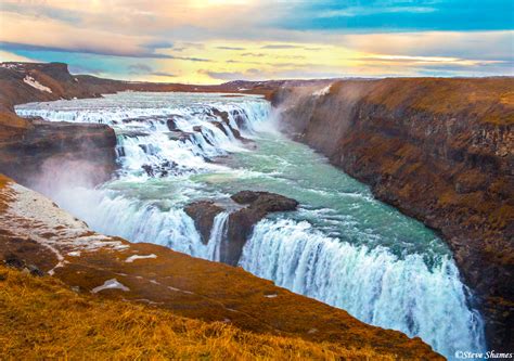 Gulfoss Waterfall Iceland Steve Shames Photo Gallery