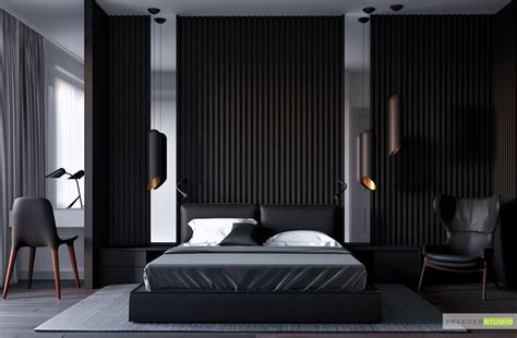 Stylish Bedroom Visualization Black Bedroom Decor Black Bedroom