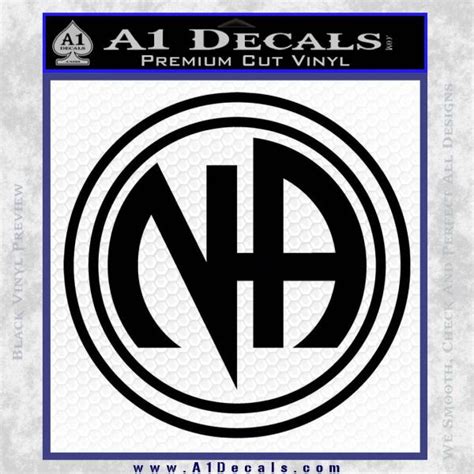 N A Narcotics Anonymous Decal Sticker D A Decals