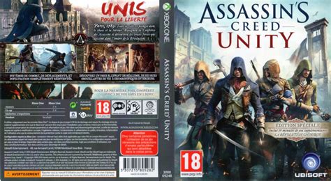 Assassin S Creed Unity Special Edition Dvd Cover Xbox One France