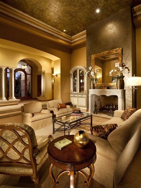 Gold Interior Design Living Room Colors Gold Interior