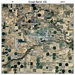 Aerial Photography Map of Great Bend, KS Kansas