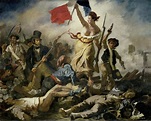 "Liberty Leading the People" by Eugène Delacroix, depicting the July ...