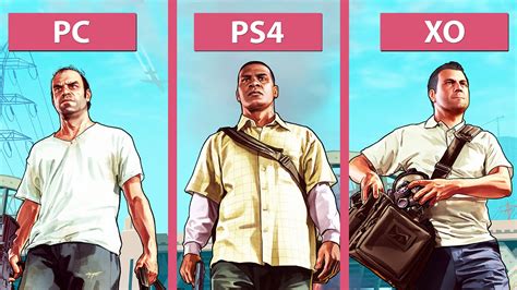 Grand Theft Auto 5 Gta 5 Pc Vs Ps4 Vs Xbox One Graphics
