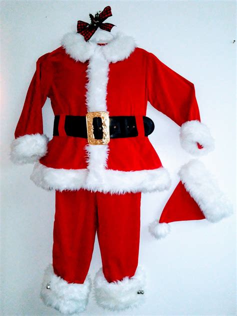 Custom Wool Or Velvet Santa Claus Suit Costume Built To Your