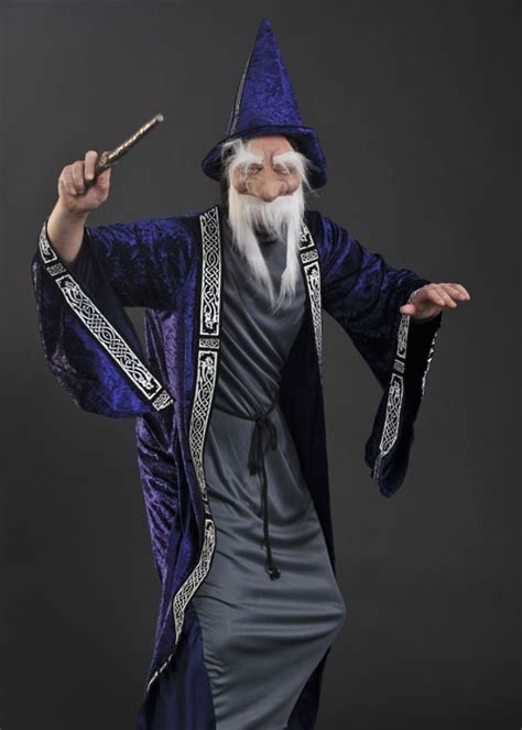 Adult Dumbledore Style Wizard Costume Adult Dumbledore