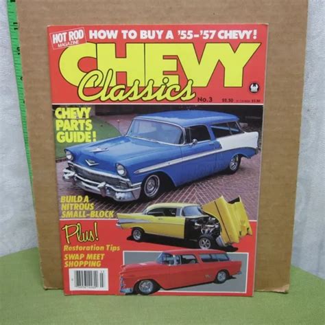 Chevy Classics Hot Rod Magazine 1998 Deluxe Bel Air 1955 And Pre Caminos