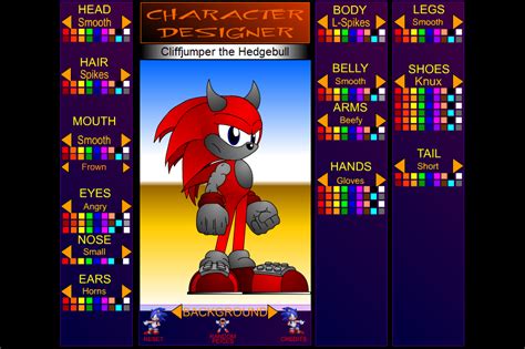 Sonic Character Designer Cliffjumper By Deceptihog001 On