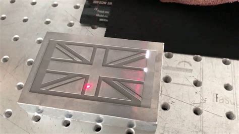 Deep Engraving Aluminum With Fiber Laser Marking Machine Youtube