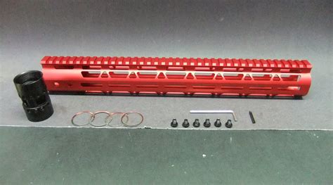 15 Inch Ar15 Ar 15 Ar Ultra Light Slim Gop Red Mlok M Lok Free Float