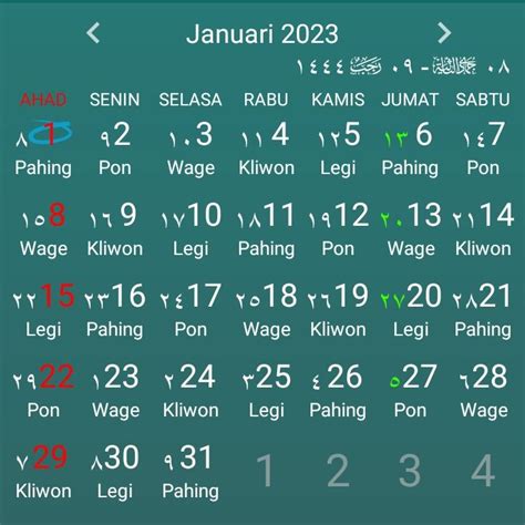 5 Januari 2023 Berapa Hijriah Dalam Kalender Islam Simak Juga Amalan