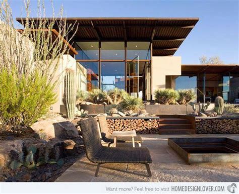 17 Parched Desert Landscaping Ideas Home Design Lover Patio Moderno