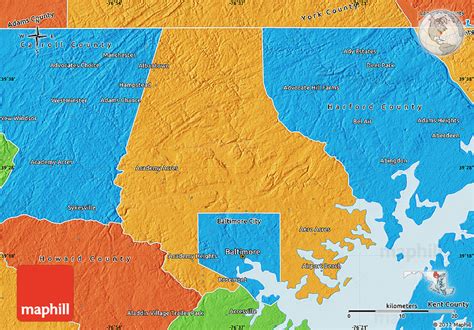 Political Map Of Baltimore County