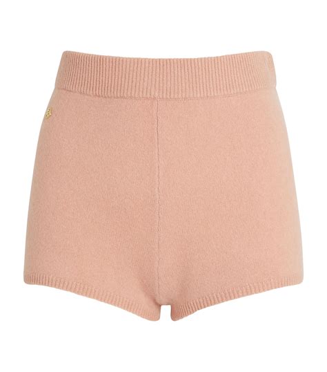 SANDRO Pink Wool High Waist Shorts Harrods UK