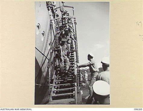 Simpson Harbour Rabaul New Britain 1945 09 10 Troops Of A Company