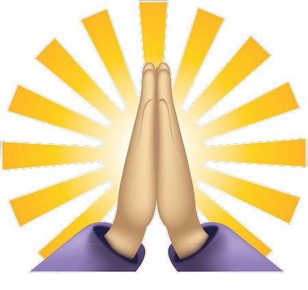 Praying Hands Emoji Sticker Get Your Favorite Emoji Stickers And