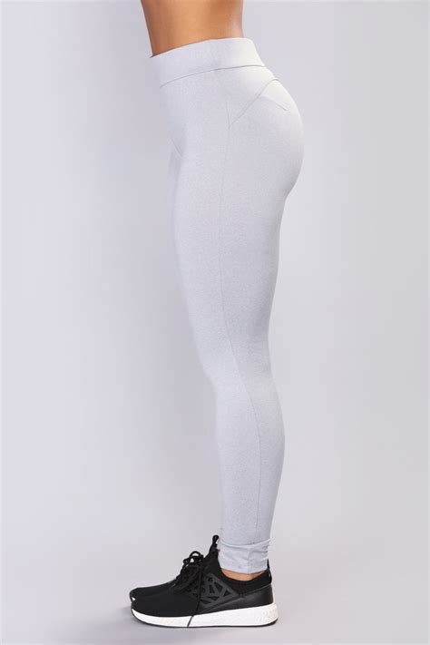 Bounce It Booty Shaping Active Leggings Heather Grey Activewear
