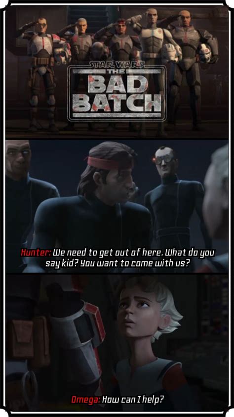 Bad Batch Decided To Leave Base With Omega In 2021 Star Wars Fandom Star Wars Clone Wars