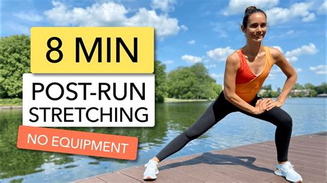 8 Min Post Run Stretching Cool Down For Runners No Equipment Youtube