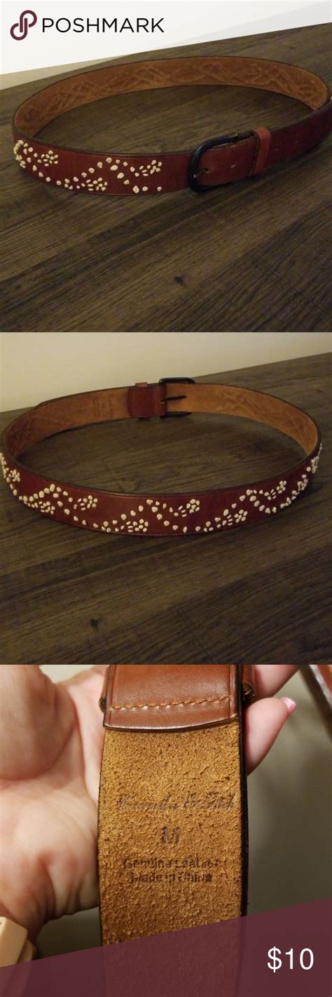 Abercrombie And Fitch Belt Brown Leather Belt Belt Brown Leather