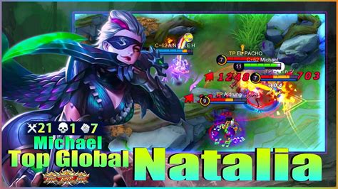 Natalia Stronger Than Ever Top Global Natalia Gameplay By Michael Mobile Legends Youtube