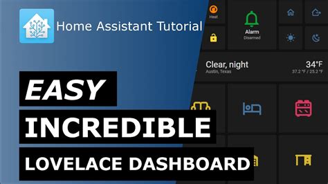 Easy Lovelace Mobile Dashboard Home Assistant Tutorial Youtube