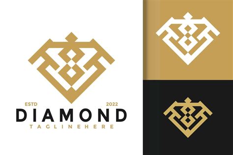 Diamond Jewelry Logo Design Brand Identity Logos Vector Modern Logo
