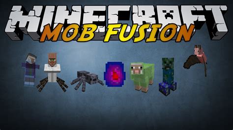 Minecraft Mod Showcase Mob Fusion Combine Mobs To Make Crazy