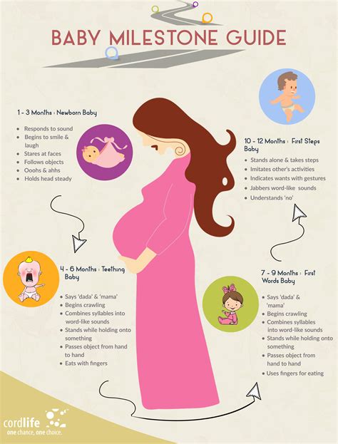 Baby Milestone Guide Infographics