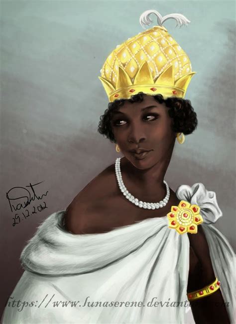 No Trononjinga Rainha De Angola Black Female Warrior African