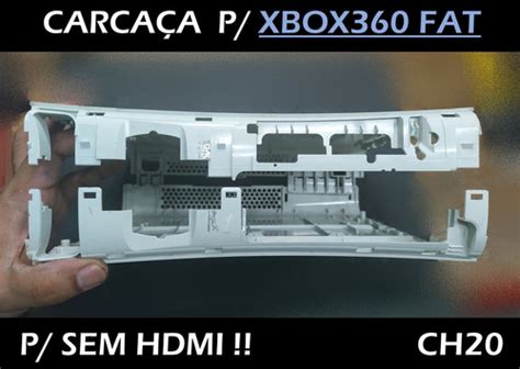 Promoção Carcaça Base Xbox 360 Fat No Estado Ch20 Parcelamento
