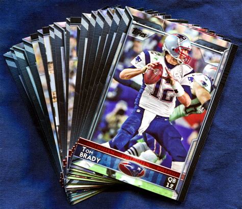 2015 Topps New England Patriots Nfl Football Card Team Set