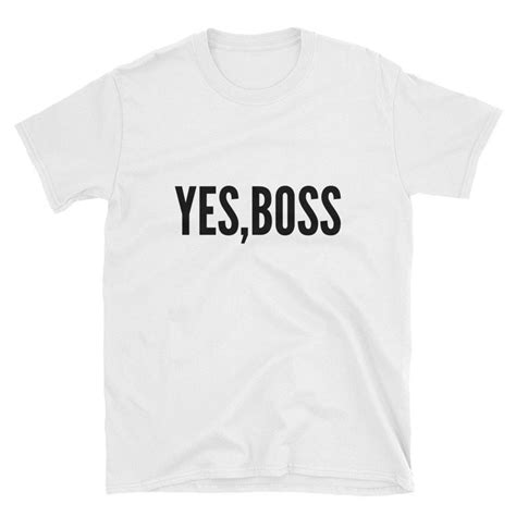 Yes Boss Bdsm Shirt Bdsm T Submissive Shirt Submissive Etsy