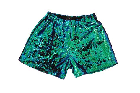 Burning Man Shorts Green Sequin Shorts Sparkly Shorts Etsy
